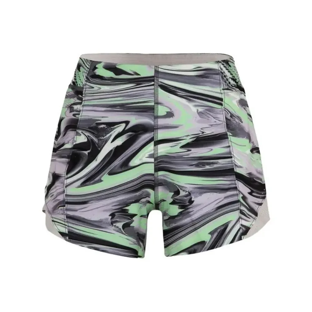 Lululemon Hotty Hot Series Sports Shorts Women's Multicolor Silver White, Size 6